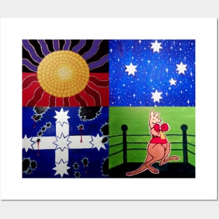 4-1 Aussie Flag 2023 Posters and Art